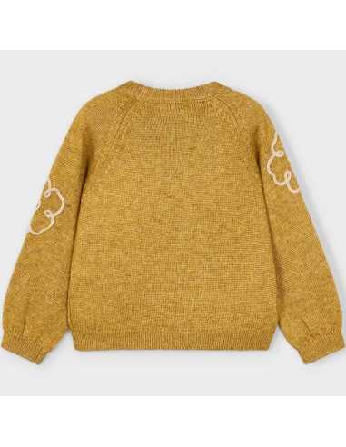 Jersey flores aplique niña