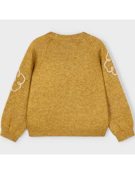 Jersey flores aplique niña