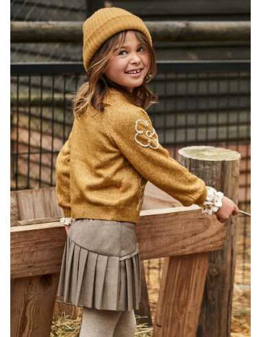 Jersey flores aplique niña