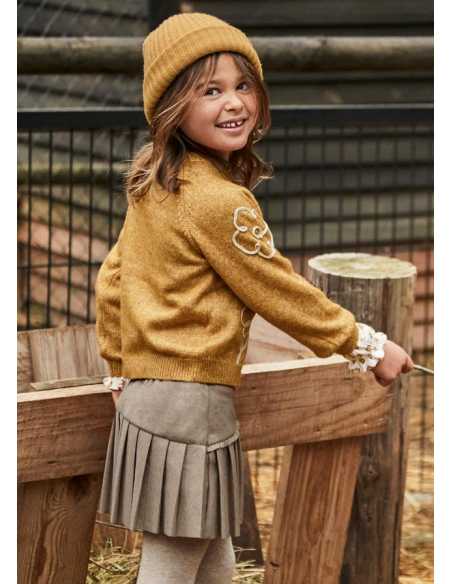 Jersey flores aplique niña