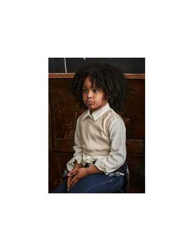 Conjunto chaleco y blusa niña