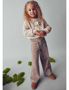 Pantalón punto pana niña