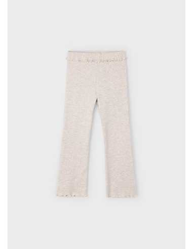 Leggings flare canalé niña