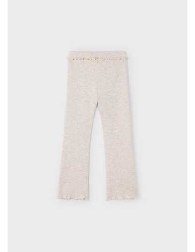 Leggings flare canalé niña