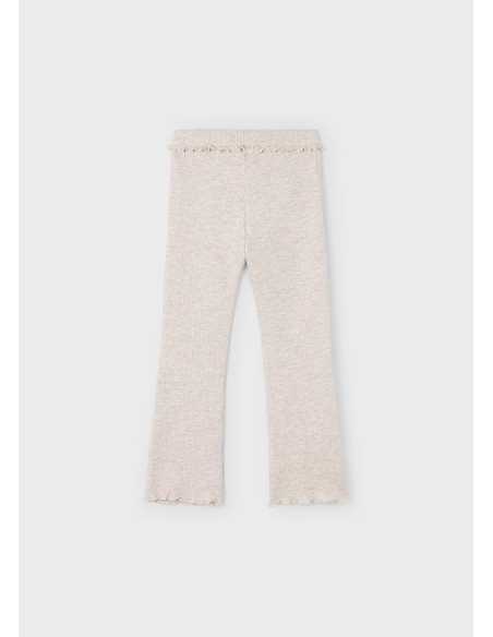 Leggings flare canalé niña