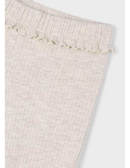 Leggings flare canalé niña