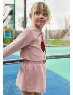 Vestido con sudadera niña