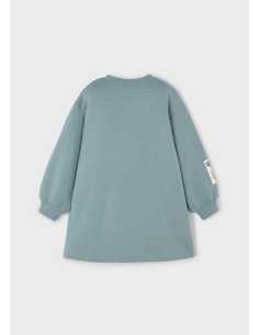 Vestido felpa gráfica niña 2