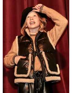 Chaleco borrego chica