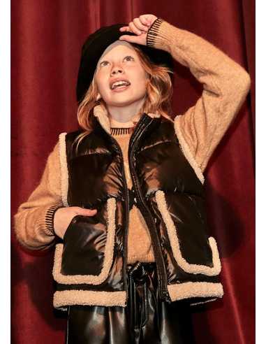 Chaleco borrego chica