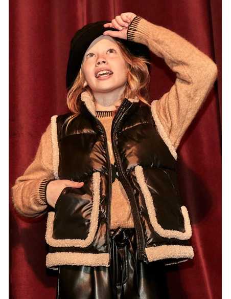 Chaleco borrego chica