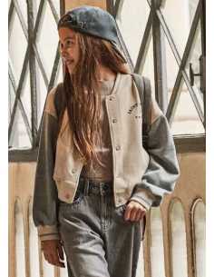 Sudadera beisbolera chica