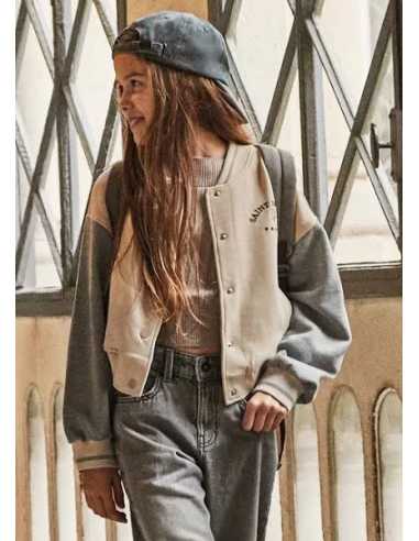 Sudadera beisbolera chica