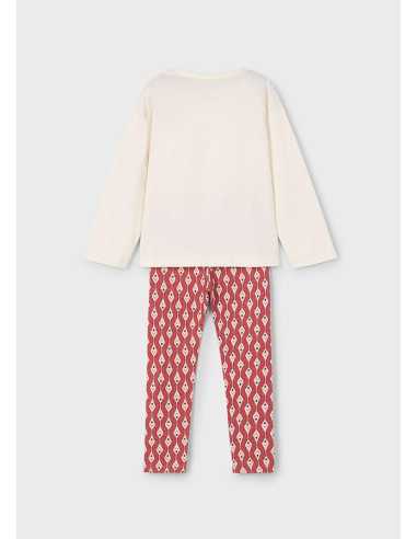 Conjunto legging estampado y camiseta niña