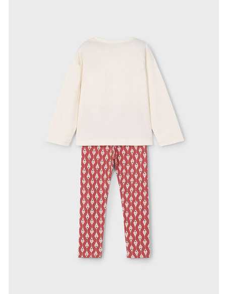 Conjunto legging estampado y camiseta niña