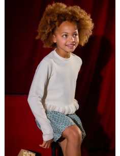 Camiseta pétalos chica