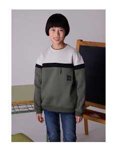 Sudadera bloques chico
