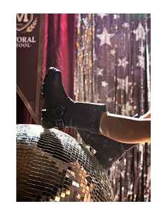 Botín biker alto niña