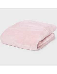 Manta pelo pompones bebé 2