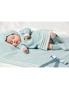 VESTIDO PUNTO LORZAS PUNTILLA