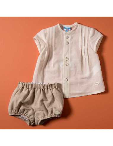 CONJUNTO BEBE NIÑO CEREMONIA COCOTE: