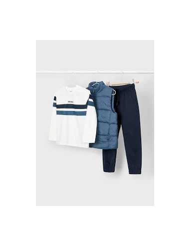 Conjunto chaleco 3 piezas niño