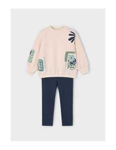 Conjunto legging y sudadera niña