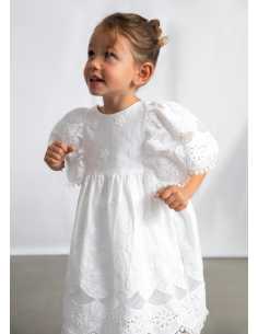 Vestido ceremonia bordados niña