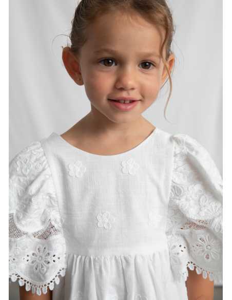 Vestido ceremonia bordados niña