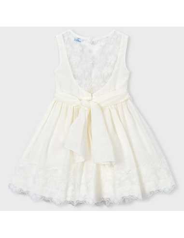 Vestido ceremonia encaje niña