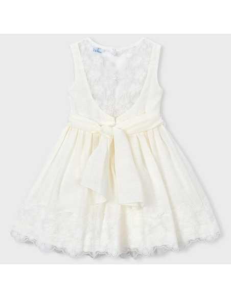 Vestido ceremonia encaje niña
