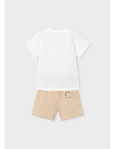 Conjunto pantalón y camiseta letras niño