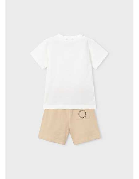 Conjunto pantalón y camiseta letras niño