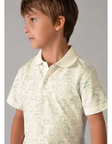 Polo estampado niño