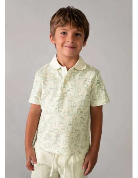 Polo estampado niño