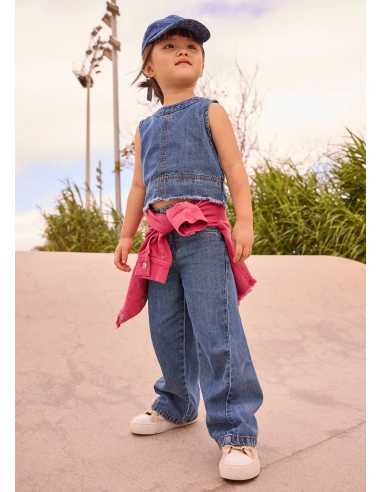 Pantalón vaquero fluido niña