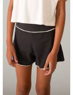 Conjunto pantalón corto y camiseta punto chica 2