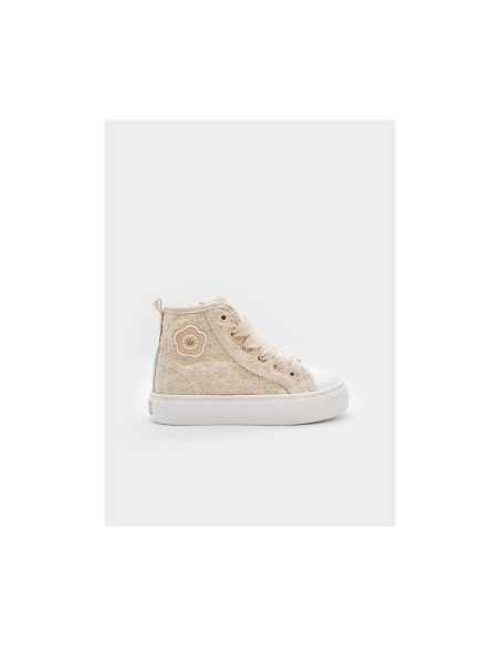 Botín deportivo alto calados niña