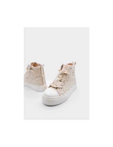 Botín deportivo alto calados niña