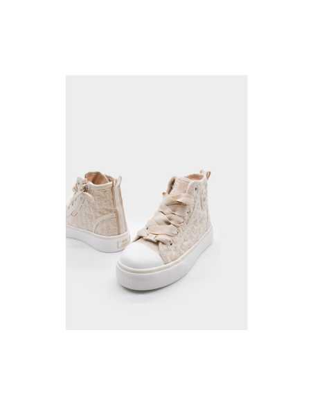 Botín deportivo alto calados niña