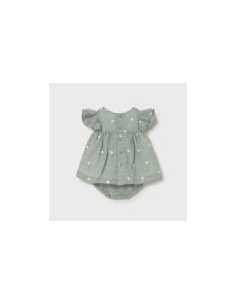 Vestido con cubrepañal recién nacida 2