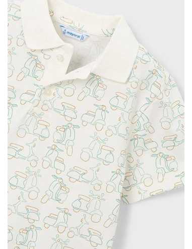 Polo estampado niño