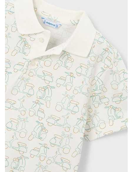 Polo estampado niño