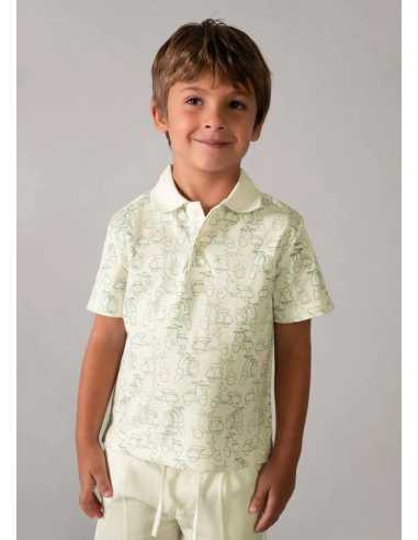 Polo estampado niño