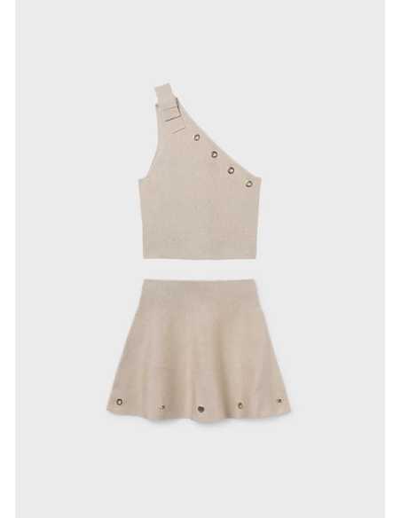 Conjunto falda y top chica
