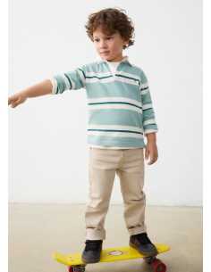 Polo rayas niño