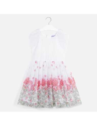 VESTIDO PLUMETI CENEFA FLORES