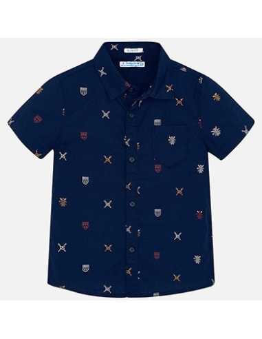 CAMISA M-C ESTAMPADA