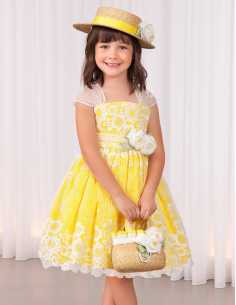 VESTIDO ORGANZA BORDADA 2