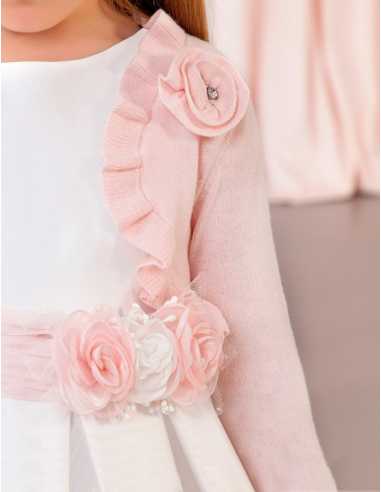 REBECA TRICOT BOLERO VOLANTES